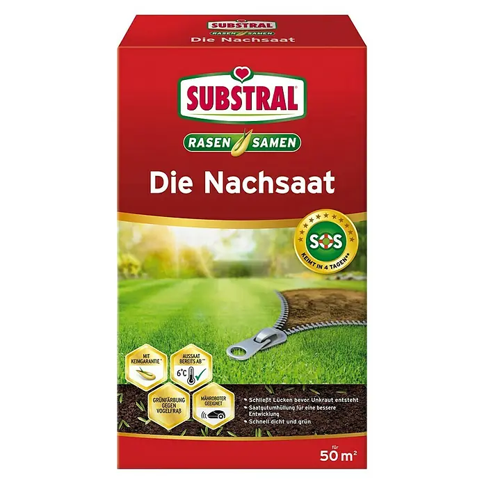 Substral Travna smjesa za dosijavanje - 1 kg, 50 m² - Pogled sprijeda