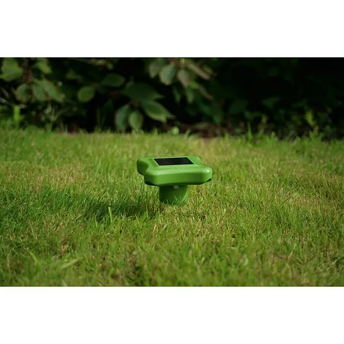 Gardigo Wühlmaus- & Maulwurfschreck - Wirkungsbereich: 700 m², Frequenz: 400 Hz, Grün