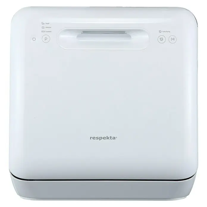 Respekta Geschirrspüler MiniGSPU42 - Geeignet für: 2 Maßgedecke, Wasserverbrauch: 1.344 l/Jahr, 43,5 x 42 x 43,5 cm