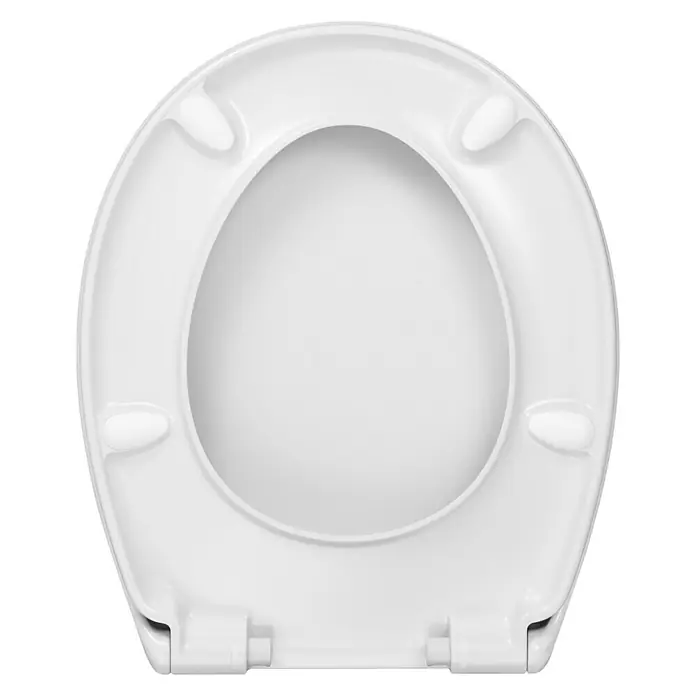 BAUHAUS WC-Sitz Maoi - Mit Absenkautomatik, Kunststoff, Weiß - Ansicht von unten