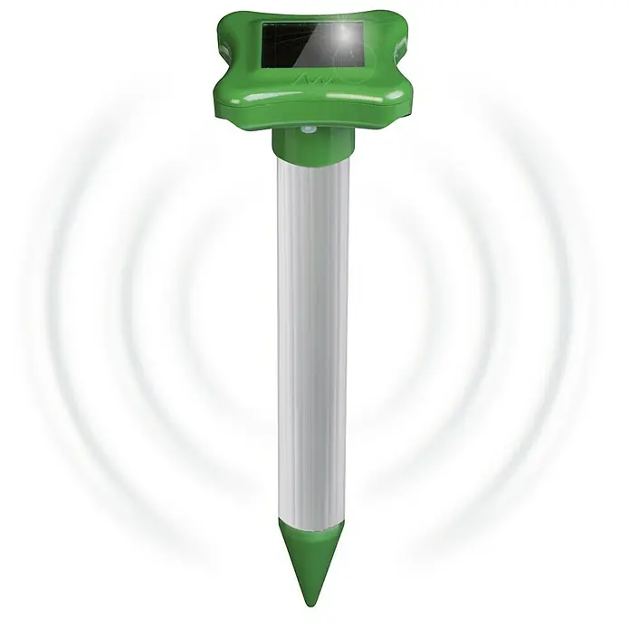 Gardigo Wühlmaus- & Maulwurfschreck - Wirkungsbereich: 700 m², Frequenz: 400 Hz, Grün