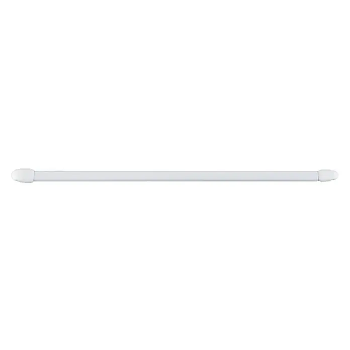 Barra para visillo plano - Largo: 30 cm, Blanco