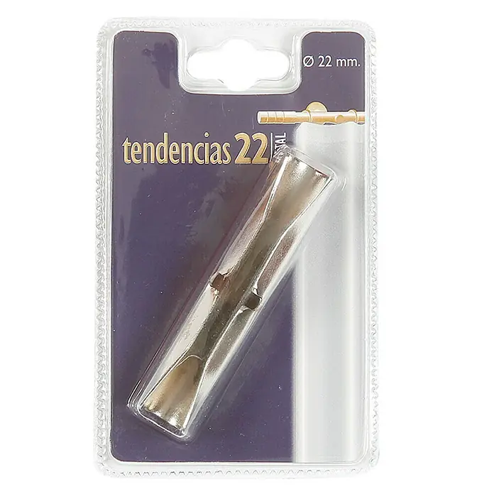Elemento de unión de barra Tendencias 22 - 9,8 x 1,7 x 1,4 cm, Gris