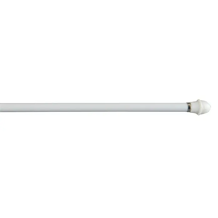 Barra para visillo Modelo Clásico - Largo: 75 cm, Blanco