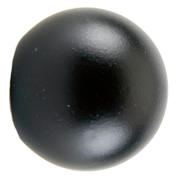 Tapones terminales Esfera - Negro, 2 ud.