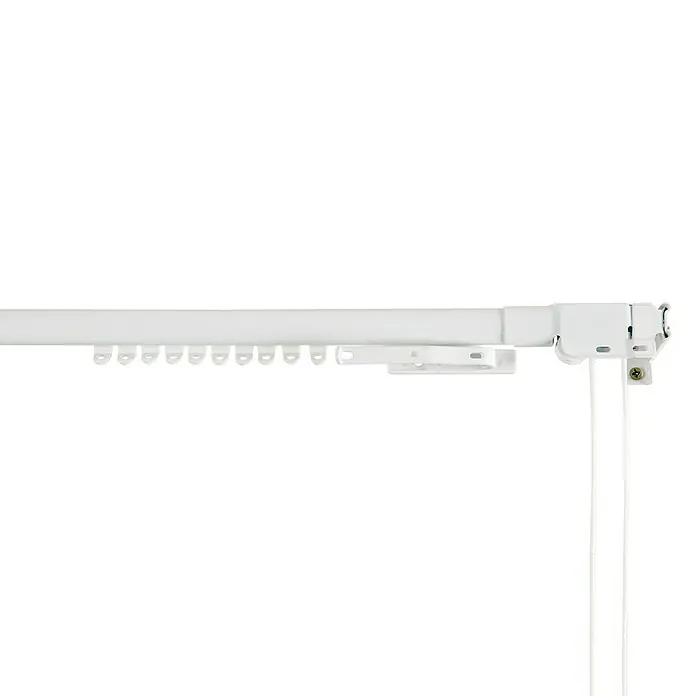 Riel de cortina reforzado extensible - Largo: 124 cm, Metal