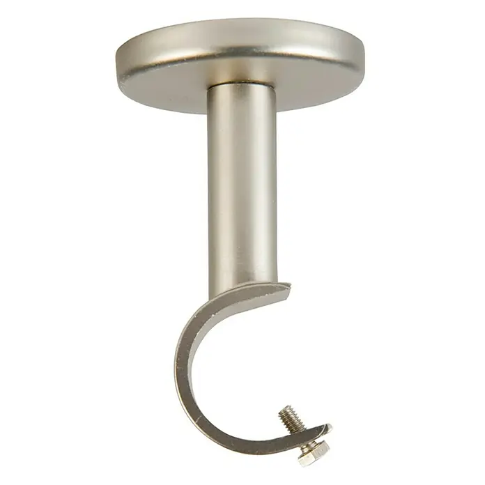 Soporte de techo Eclectic - Plateado, L x An x Al: 8,5 x 5,3 x 5,3 cm, Atornillado