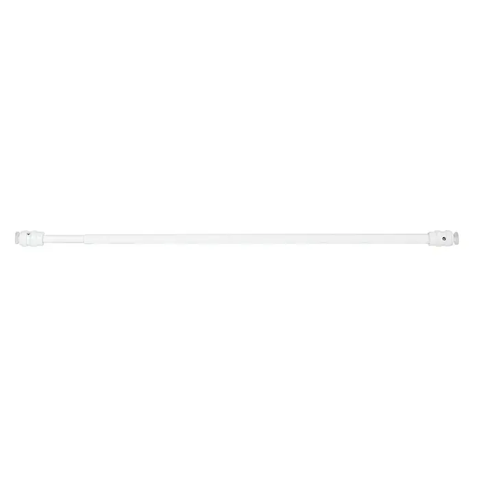 Barra para cortinas Modelo DUO - Blanco, Largo: 50 cm, Diámetro: 9 mm
