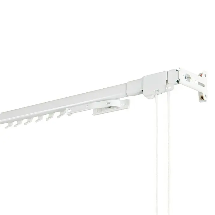 Riel de cortina reforzado extensible - Largo: 164 cm, Metal