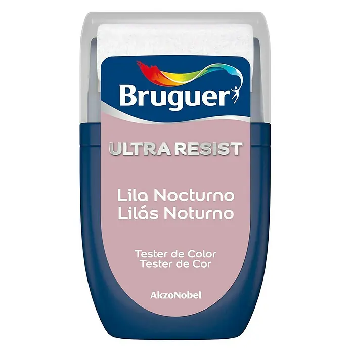 Bruguer Ultra Resist Tester de pintura - Lila nocturno, 30 ml, Mate