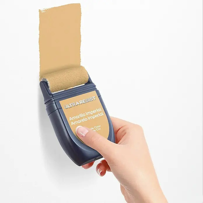 Bruguer Ultra Resist Tester de pintura - Amarillo imperial, 30 ml, Mate
