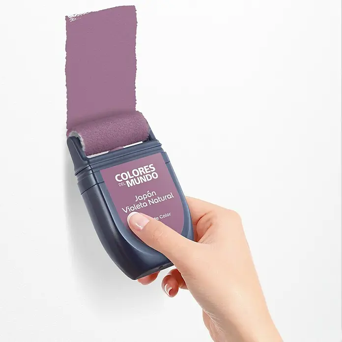 Bruguer Colores del Mundo Tester de pintura - Japón violeta natural, 30 ml, Mate