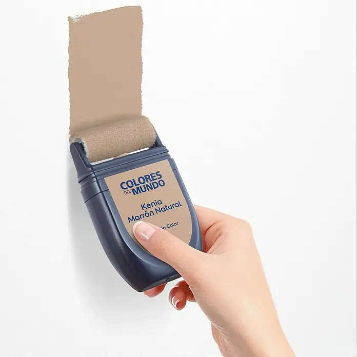 Bruguer Colores del Mundo Tester de pintura - Kenia marrón natural, 30 ml, Mate