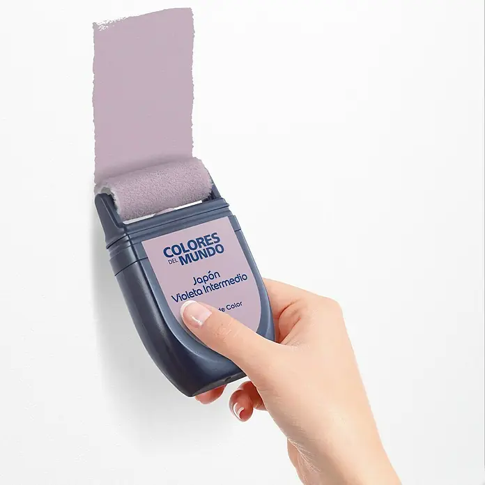 Bruguer Colores del Mundo Tester de pintura - Japón violeta intermedio, 30 ml, Mate