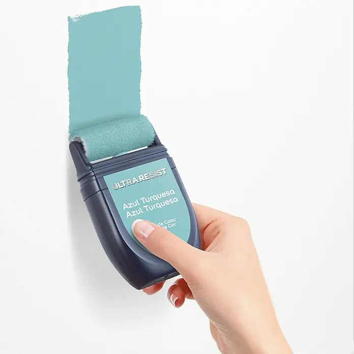 Bruguer Ultra Resist Tester de pintura - Azul turquesa, 30 ml, Mate