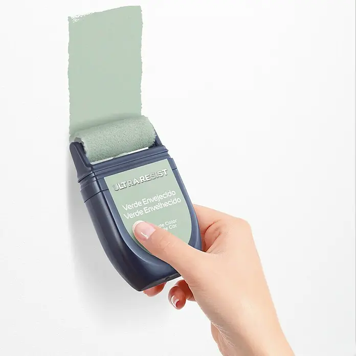 Bruguer Ultra Resist Tester de pintura - Verde envejecido, 30 ml, Mate