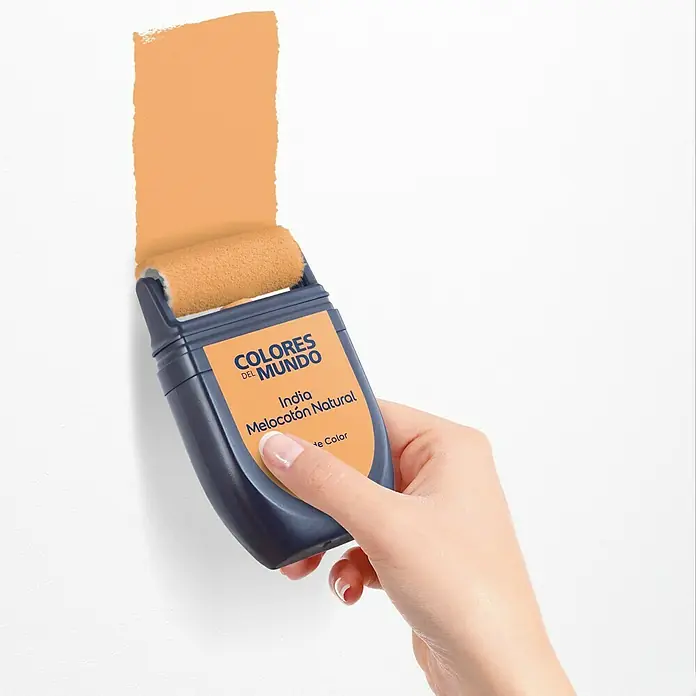 Bruguer Colores del Mundo Tester de pintura - India melocotón natural, 30 ml, Mate