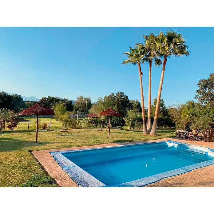 Cubierta de piscina malla antihojas - L x An: 7 x 11 m