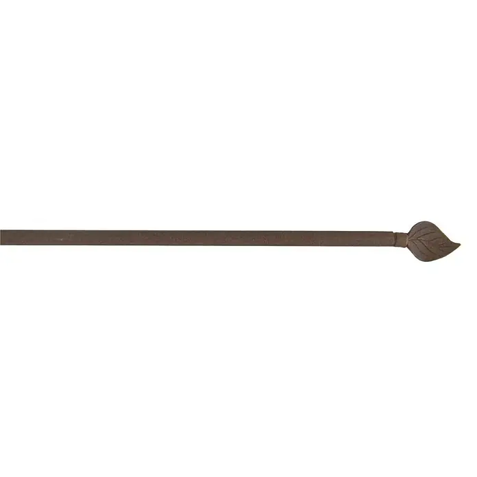 Barra para visillo Hoja óxido - Largo: 50 cm