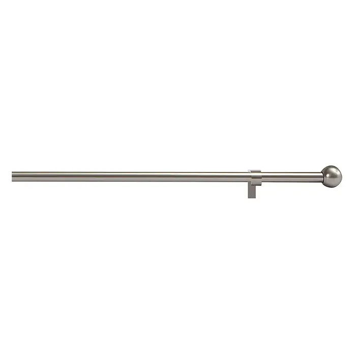 Barra para visillo Modelo Esfera2 plateado - Largo: 120 cm