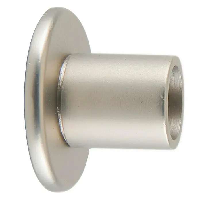 Soporte de pared Lateral Ideas 12 - Plata, Específico para: Barras para las cortinas de Ø 12 mm, Largo: 1,83 cm