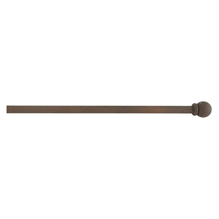 Barra para visillo Deco Esfera óxido - Largo: 120 cm