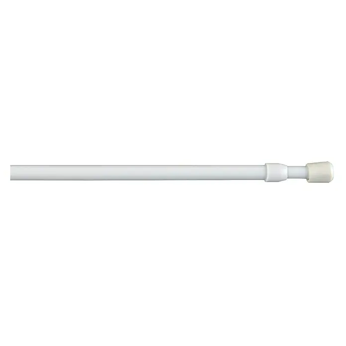 Barra para visillo Modelo Rosca - Largo: 40 cm, Blanco