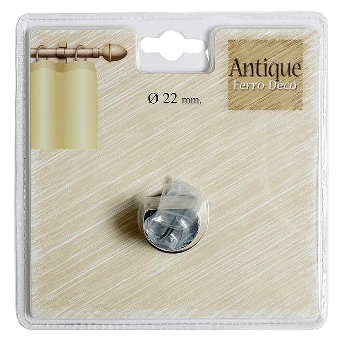 Soporte de pared Antique - Negro oro, L x An x Al: 2,35 x 3,1 x 3,1 cm, Atornillado