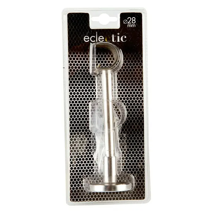 Soporte de pared Eclectic - Plata, L x An x Al: 17,2 x 5,3 x 5,3 cm, Atornillado