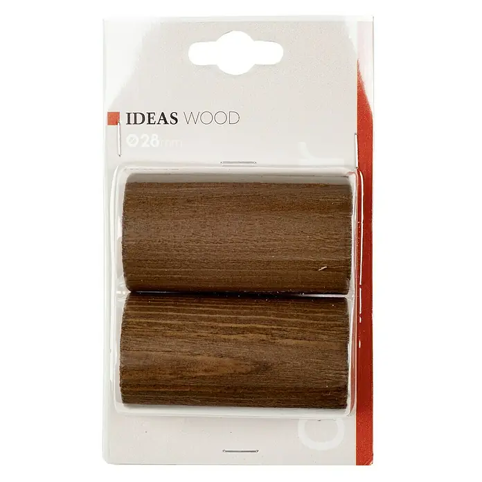 Elemento de unión de barra Ideas wood - Cebrano, L x An x Al: 7 x 3,8 x 3,8 cm