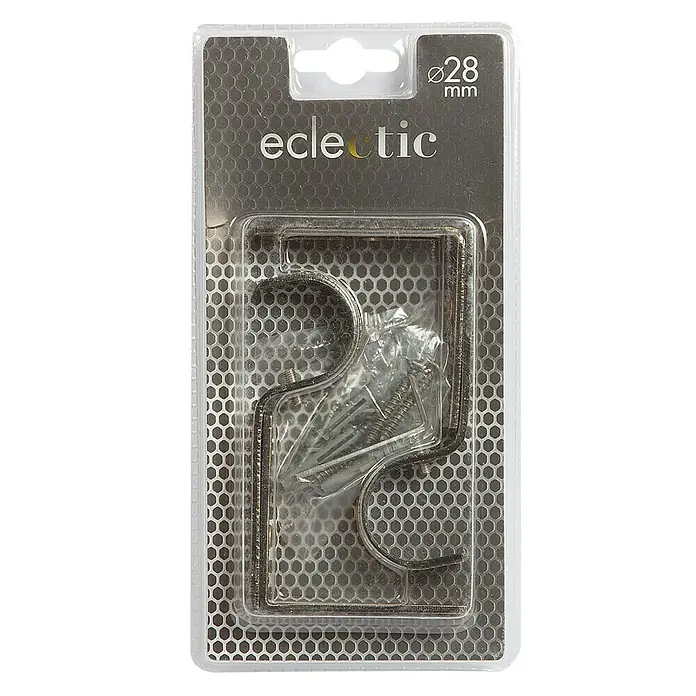 Soporte de pared Eclectic - Bronce, L x An x Al: 10,8 x 1,6 x 6,5 cm, Atornillado