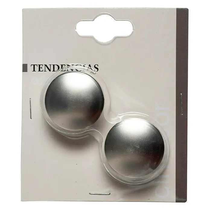Tapa final Modelo Tope Tendencias - Plateado, 2 ud.