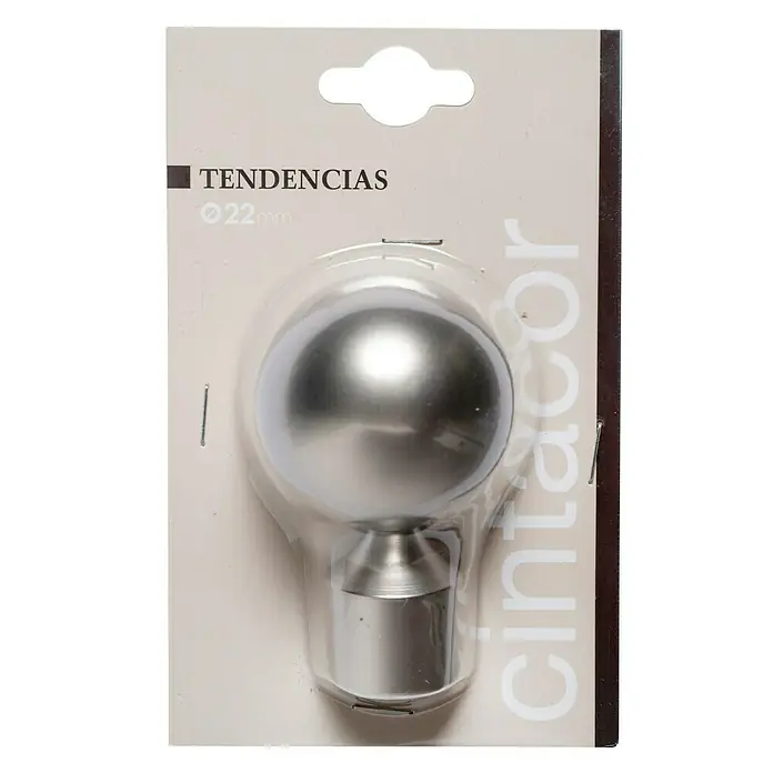 Tapa final Esfera Tendencias - Plateado, 1 ud.