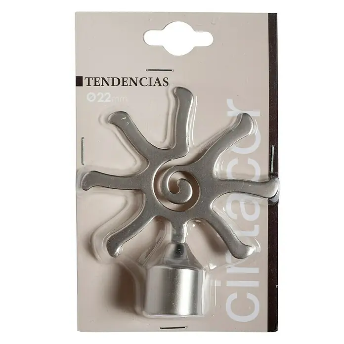 Tapa final Tendencias Sol - Plateado, 1 ud.