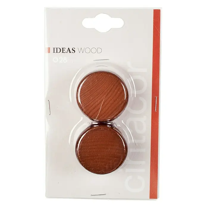 Tapones terminales Ideas Wood - Cedro, 2 ud.