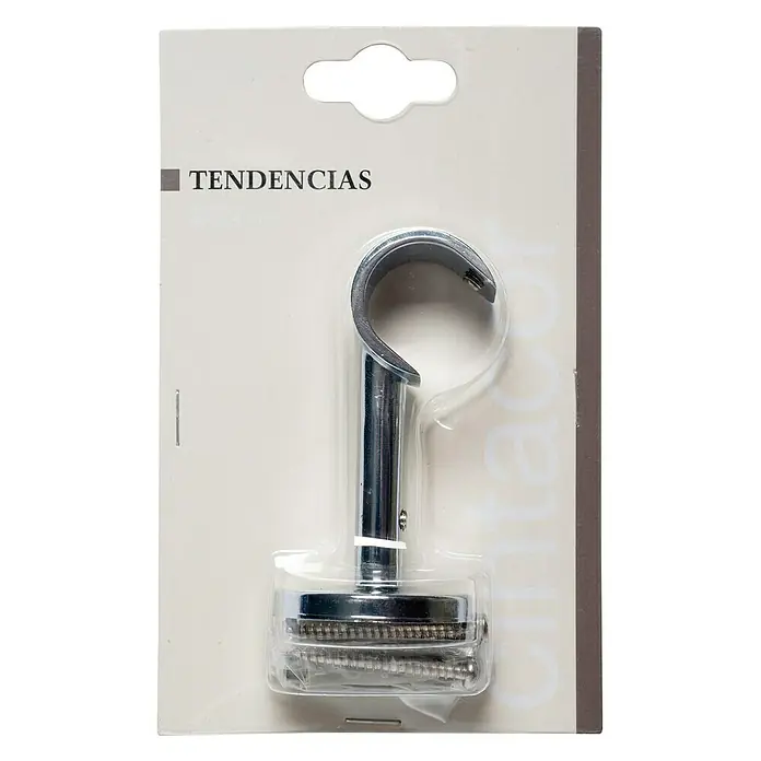 Soporte de techo Tendencias - Cromo, Largo: 7,8 cm