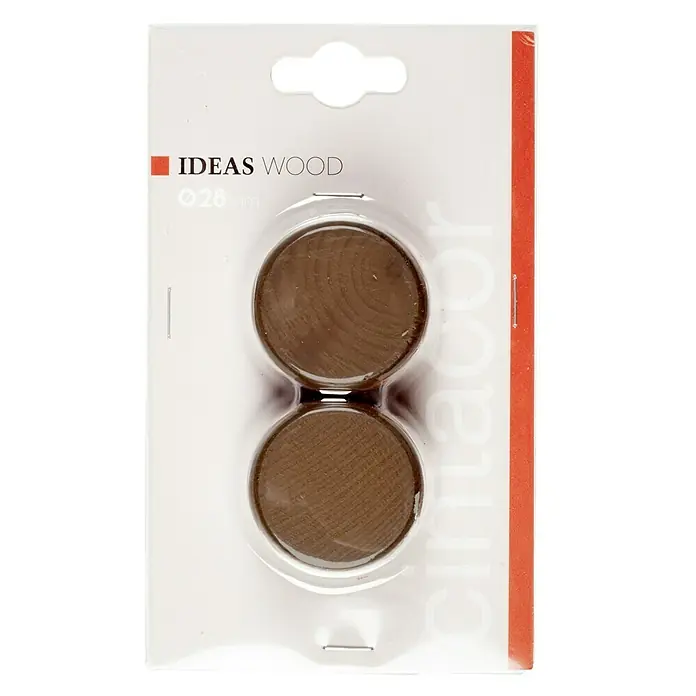 Tapones terminales Ideas Wood - Cebrano, 2 ud.