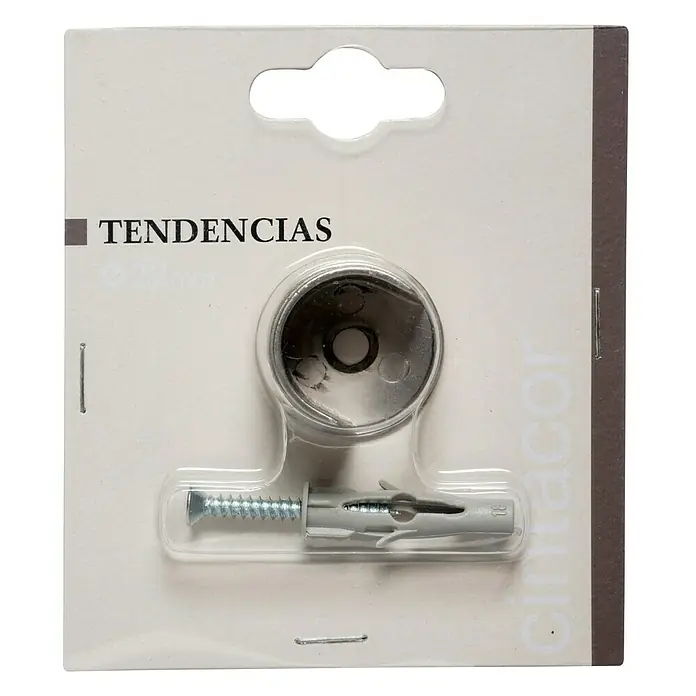 Soporte de pared Lateral Tendencias - Plateado, Largo: 2,3 cm