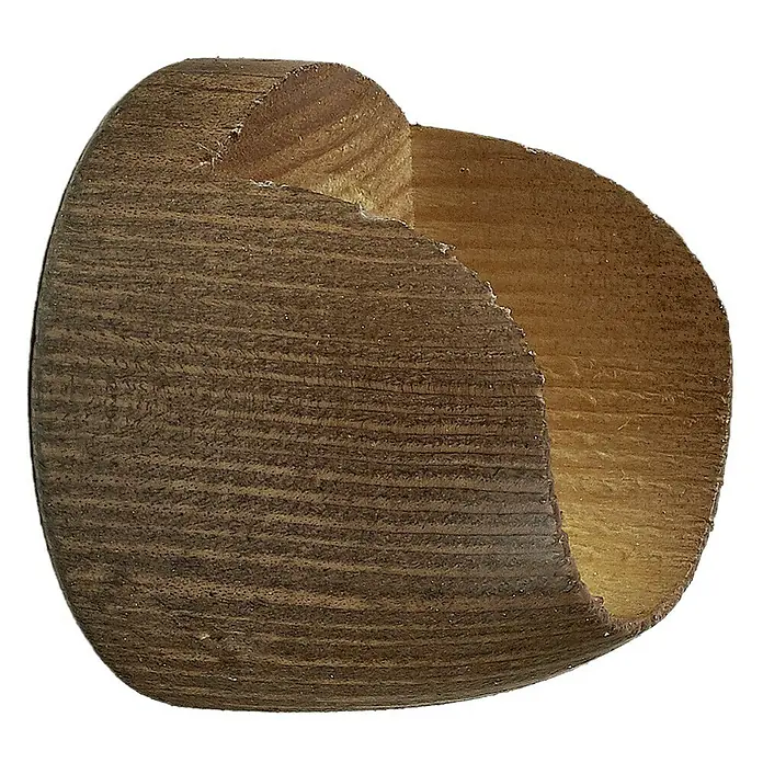 Soporte de pared y techo lateral Ideas wood - L x An x Al: 3,6 x 4,6 x 4,6 cm, Cebrano