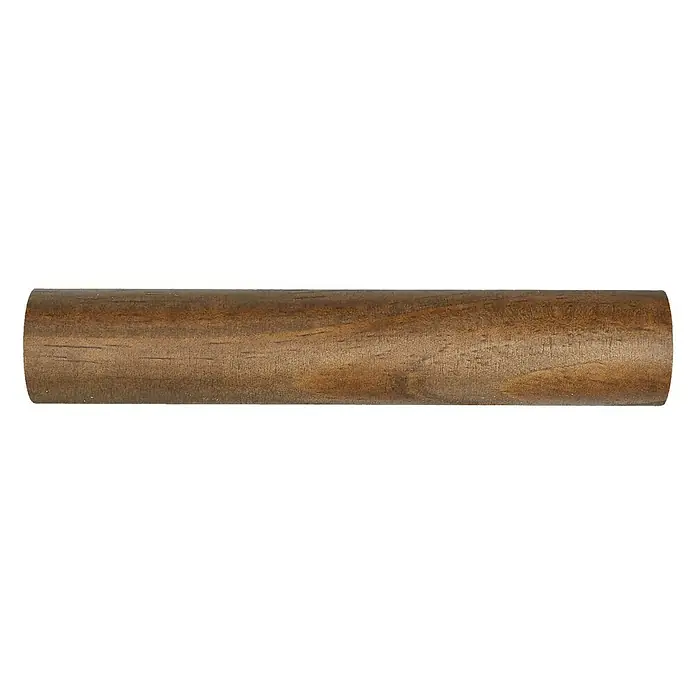 Barra para cortinas Ideas Wood - Nogal, Largo: 200 cm, Diámetro: 28 mm