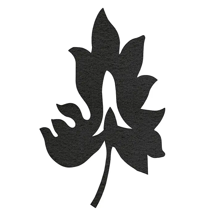 Adhesivos decorativos Barroco 2 - Negro, 23 x 15 cm