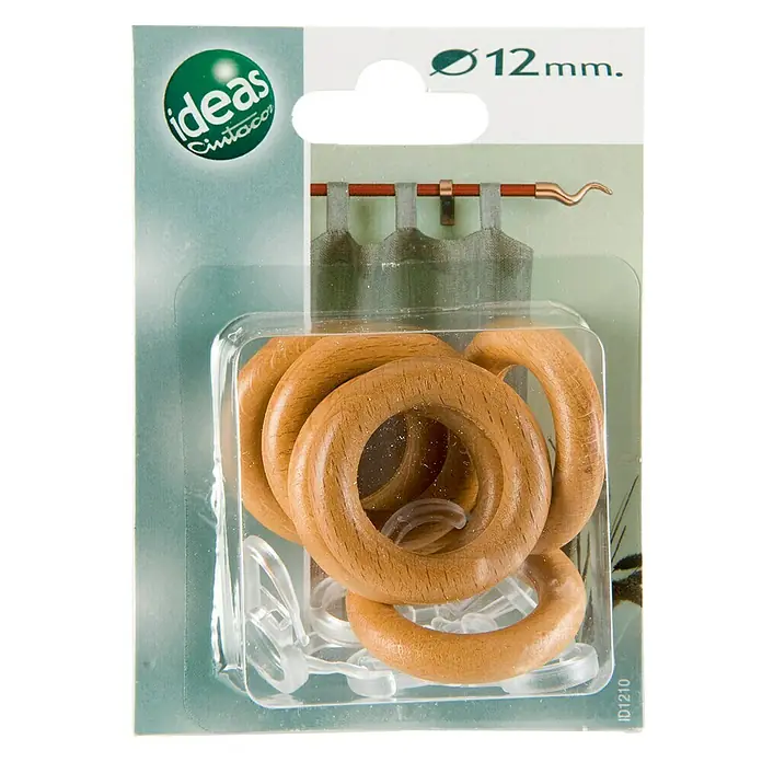 Anilla para cortinas Ideas 12 haya - 6 ud.