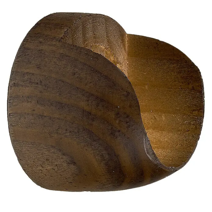 Soporte de pared y techo lateral Ideas wood - L x An x Al: 3,6 x 4,6 x 4,6 cm, Nogal