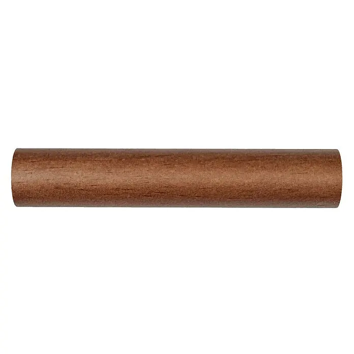 Barra para cortinas Ideas Wood - Cebrano, Largo: 250 cm, Diámetro: 28 mm