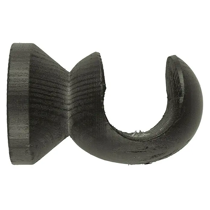 Soporte de techo Ideas Wood - Fume, Barras para las cortinas de Ø 28 mm