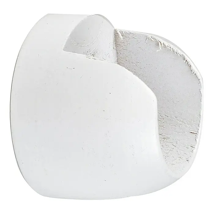 Soporte de pared y techo lateral Ideas wood - L x An x Al: 3,6 x 4,6 x 4,6 cm, Blanco