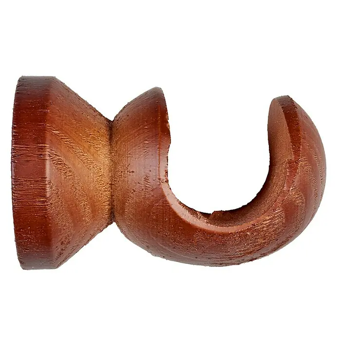 Soporte de techo Ideas Wood - Cedro, Barras para las cortinas de Ø 28 mm