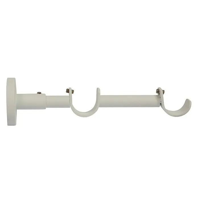 Soporte de pared Loft - Blanco, L x An x Al: 17,2 x 5 x 5 cm, Atornillado