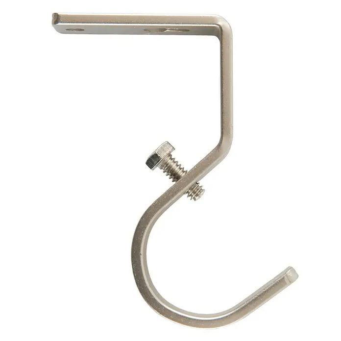 Soporte de techo Ideas Cintacor - Plateado, L x An x Al: 7,6 x 1,6 x 5,4 cm, Atornillado