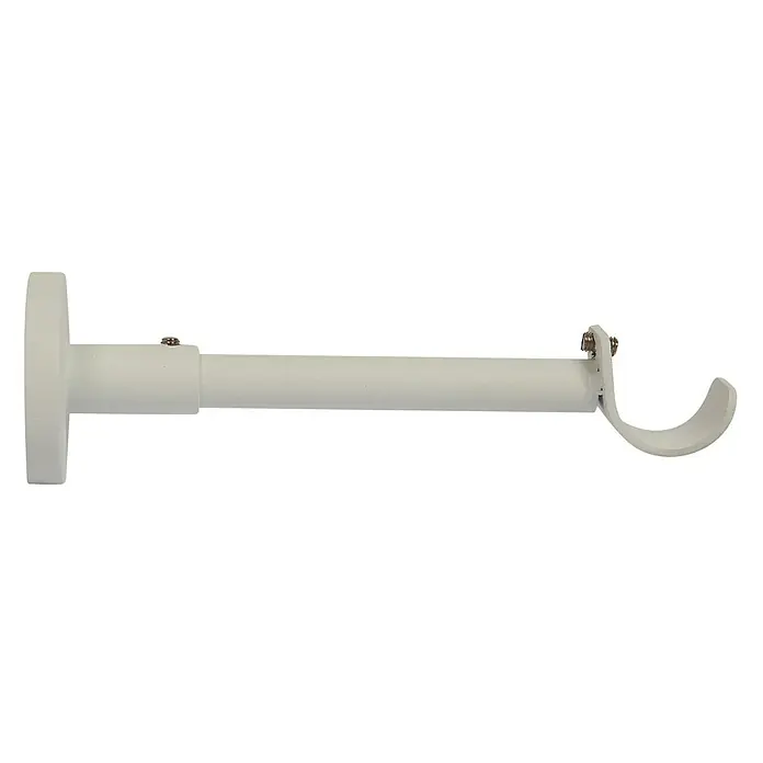 Soporte de pared largo Loft - Blanco, Para barras con un diámetro de 25 mm, 1 ud.